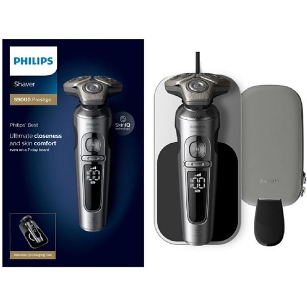 NEW IN BOX PHILIPS S9000 PRESTIGE SHAVER WITH SKIN