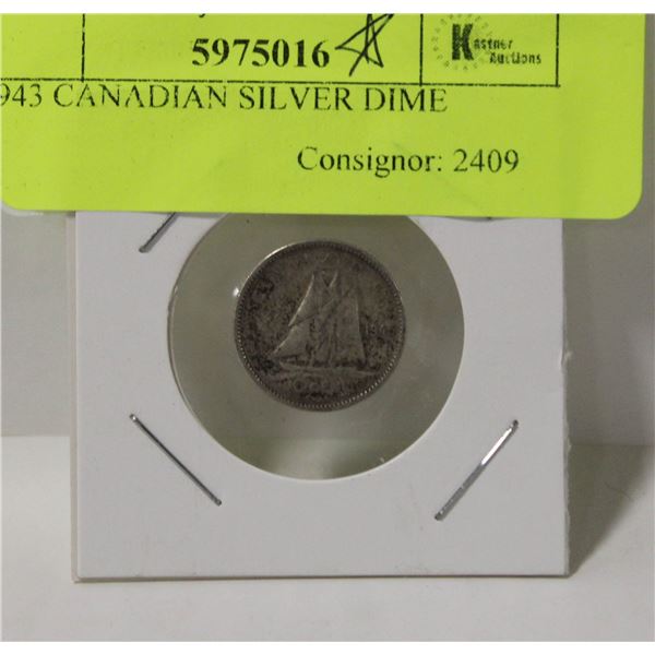 1945 CANADIAN SILVER DIME