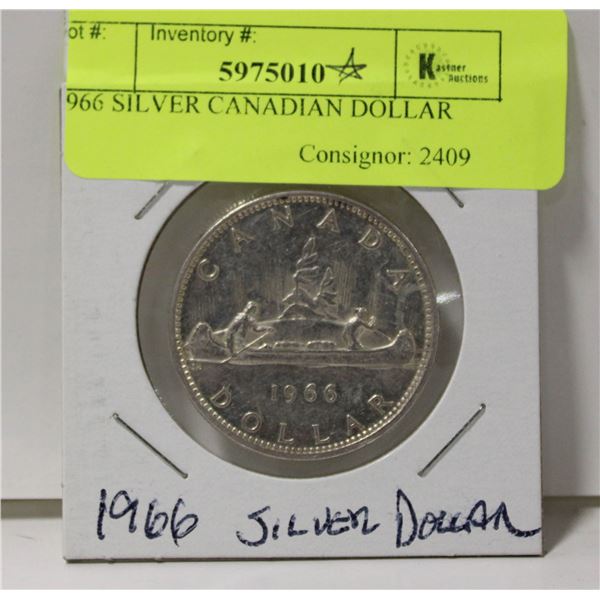 1966 SILVER CANADIAN DOLLAR
