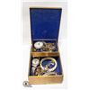 Image 2 : ESTATE JEWLERY BOX WITH VARIOUS WATCHES