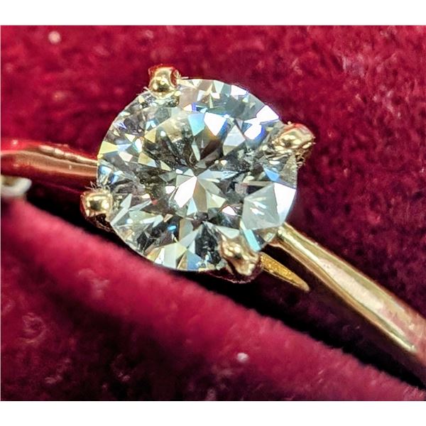 BZ1998-58A 10K 1.23G LAB DIAMOND 0.46CT RING