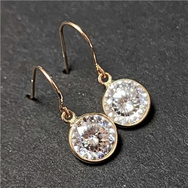 BZ1628-9 14K MOISSANITE(2.4CT) EARRINGS