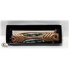 Image 1 : 9" ROSE GOLDTONED FOLDING KNIFE