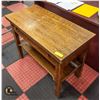 Image 2 : SMALL OAK TABLE SOLID WOOD ANTIQUE