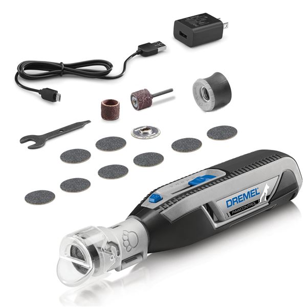 NEW DREMEL CORDLESS PET NAIL GROOMING KIT 7760-PGK