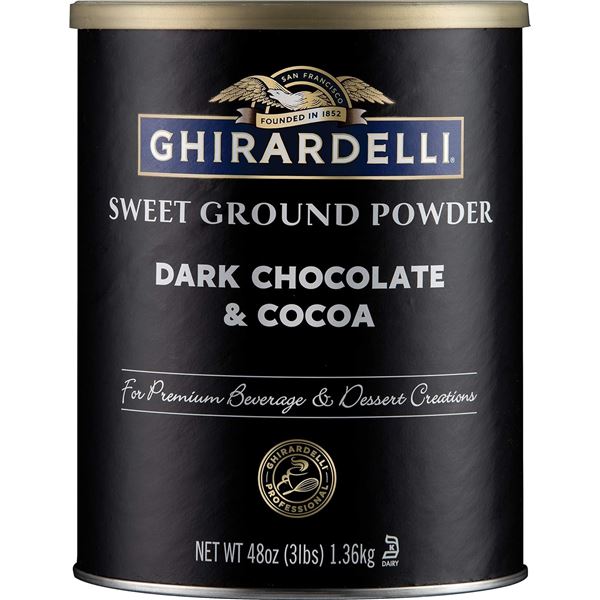 NEW GHIRARDELLI SWEET GROUND POWDER CHOCOLATE &