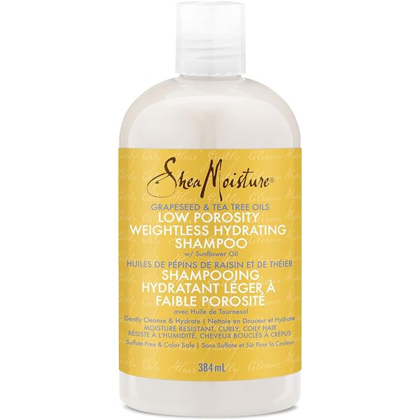 BRAND NEW 384ML SHEA MOISTURE LOW POROSITY SHAMPOO