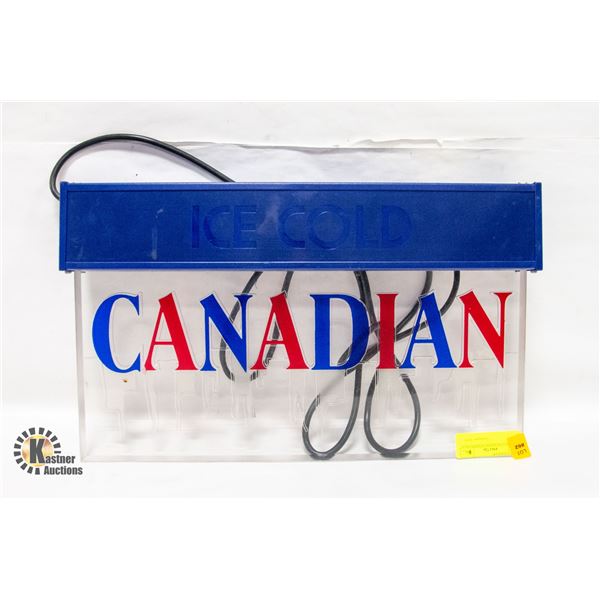MOLSON CANADIAN LIGHTED SIGN