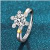 Image 1 : 1 CT GRA CERTIFIED MOISSANITE 925 SILVER