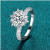 Image 1 : 1 CT GRA CERTIFIED MOISSANITE 925 SILVER