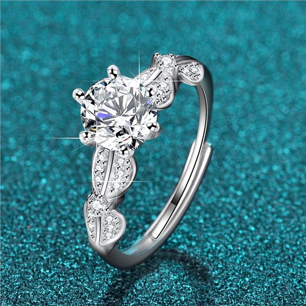 1 CT GRA CERTIFIED MOISSANITE 925 SILVER