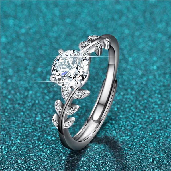 1 CT GRA CERTIFIED MOISSANITE 925 SILVER