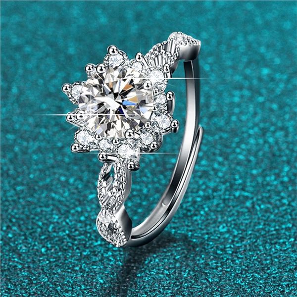1 CT GRA CERTIFIED BRILLIANT CUT MOISSANITE 925S