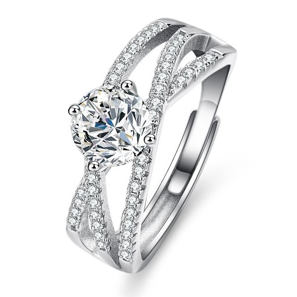 1 CT GRA CERTIFIED BRILLIANT CUT MOISSANITE 925S