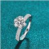 Image 1 : 1 CT GRA CERTIFIED BRILLIANT CUT MOISSANITE