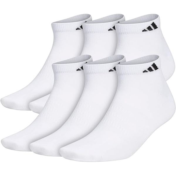 NEW 6 PAIRS ADIDAS MENS SUPERLITE ARCH COMPRESSION