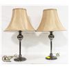 Image 1 : CONTEMPORARY 26" METAL TABLE LAMPS (2)