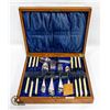 Image 1 : WOODEN CASED CUTTLERY SET