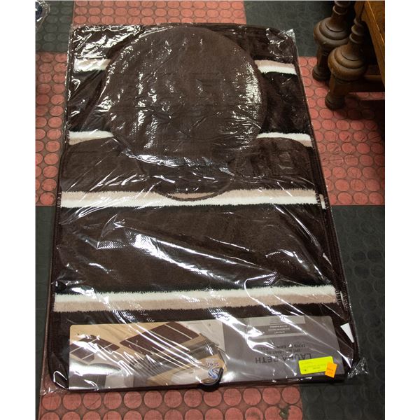 NEW LAURA 3PC  BATH MAT SET