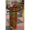 Image 1 : EMPTY ANTIQUE FIRE EXTINGUISHER