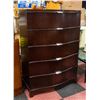 Image 1 : HIGH BOY DRESSER SOLID WOOD- 51" X 36" X 19"