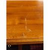 Image 3 : WOOD TABLE H-29.25" WITH 2 EXTENSION INSERTS