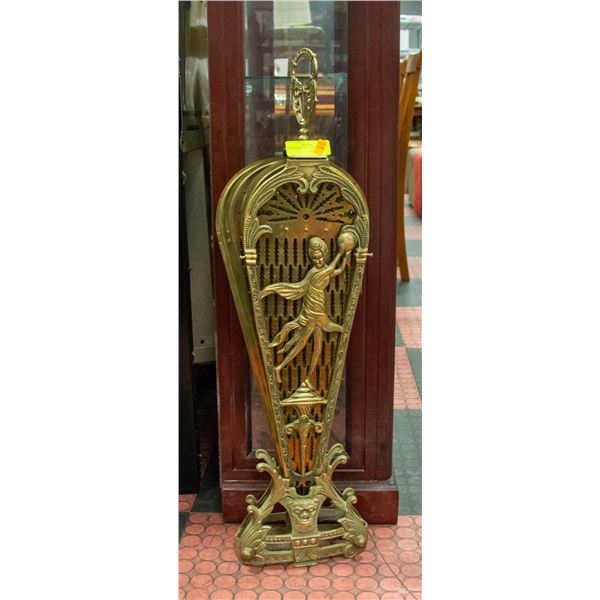 BRASS FIREPLACE SCREEN