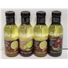 Image 1 : 4 PACK ASSORTED KRAFT PURE VINIGRETTE/MARINADES