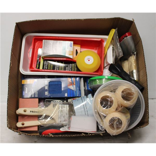 PAINTING SUPPLIES ASSORTED