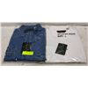 Image 1 : NEW MEN'S SHIRTS 1DENIM 1WHITE SIZE L