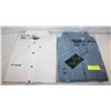 Image 1 : NEW MEN'S SHIRTS 1DENIM 1WHITE SIZE XL