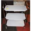 Image 1 : SMALL 3 TIER ROLLING CART