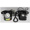 Image 1 : LOT OF 2 VINTAGE ROTARY TELEPHONES