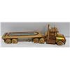 Image 1 : WOODEN SEMI TRACTOR TRAILER CRIBBAGE BOARD