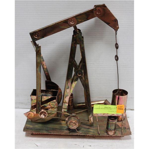 COPPER OIL RIG FIGURE