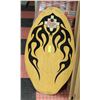 Image 1 : VINTAGE TRIBAL SURF WOOD SKIM BOARD H-35.5" ESTATE