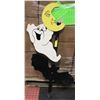 Image 1 : HAND PAINTED HALLOWEEN GHOST WOOD SIGN 45 INCHES