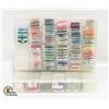 Image 1 : LOT OF SEWING THREADS IN CASES