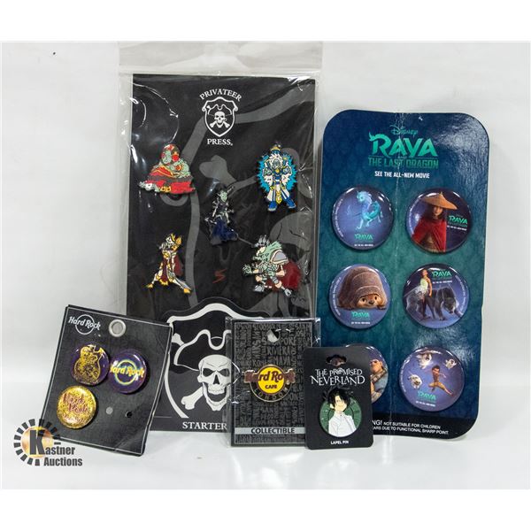 NEW LOT OF COLLECTOR PINS
