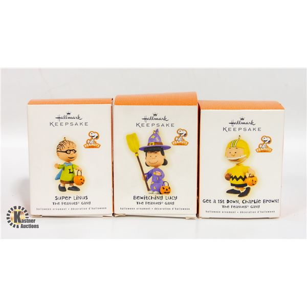 NEW 3 HALLMARK KEEPSAKE HALLOWEEN