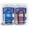 Image 1 : SEALED 2 BICYCLE POKER & SOLITAIRE HANDHELD