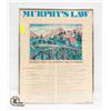 Image 1 : FRAMED MURPHY'S LAW POSTER PRINT