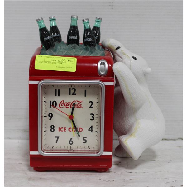 COKE COLLECTORS CLOCK
