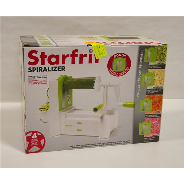 NEW STARFRIT SPIRALIZER SPIRAL SLICER