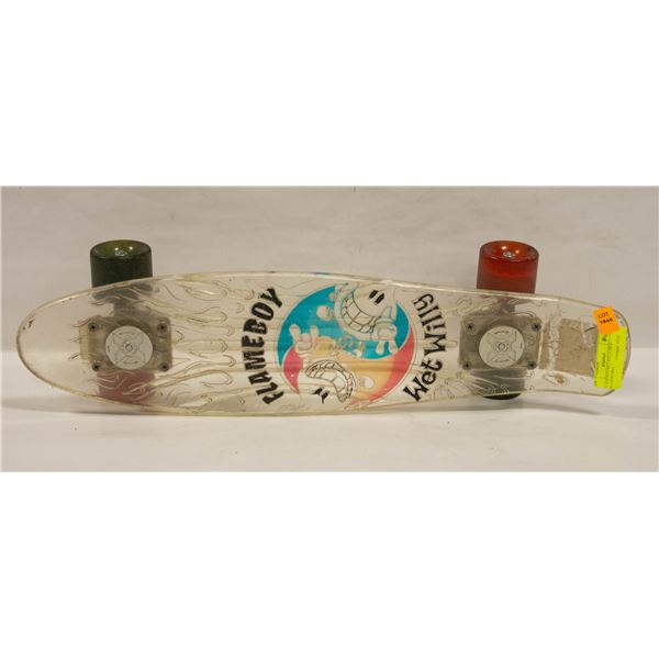 FLAMEBOY WET WILLY MINI SKATEBOARD