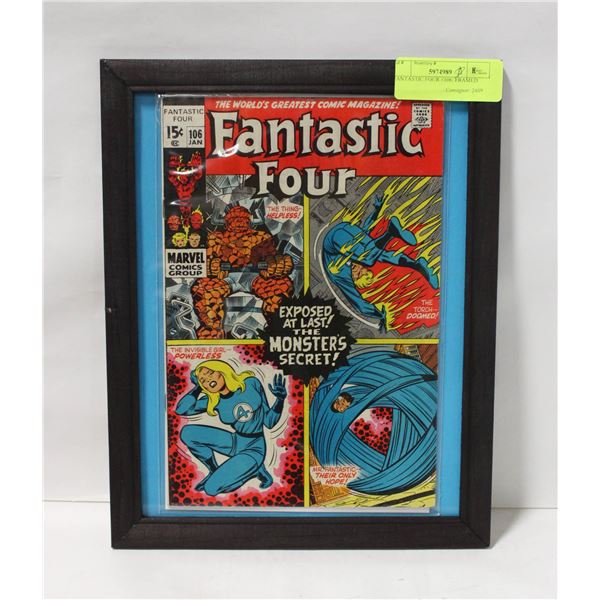 FANTASTIC FOUR #106, FRAMED