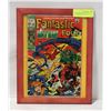 Image 1 : FANTASTIC FOUR #89, FRAMED MOLEMAN APPEARANCE