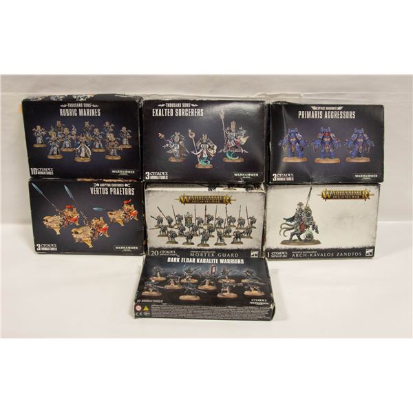 LOT OF ESTATE WARHAMMER FIGURES
