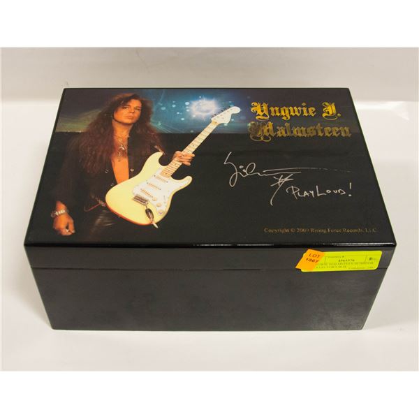 YNGWIE MALMSTEEN HUMIDOR COLLECTOR'S BOX