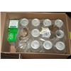 Image 1 : LOT OF CANNING JARS & LIDS